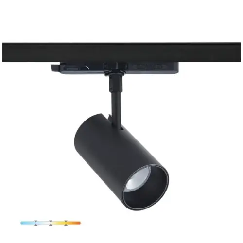 Lampa szynowa LED 35W CCT 36° 3-fazowa czarna - Produkt premium