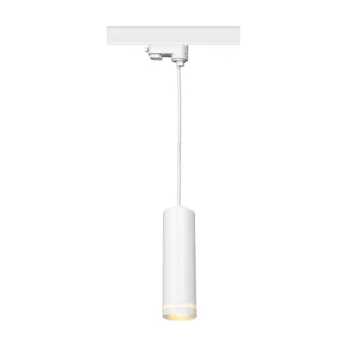 Lampa szynowa wisząca tuba ring GU10 3-fazowa biała MILA - Top oferta