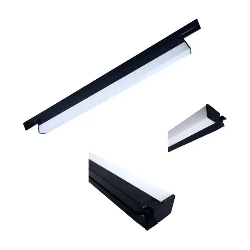 Sprawdź teraz - Lampa szynowa liniowa LED 50W 4000K 120 cm 1-fazowa czarna EMM