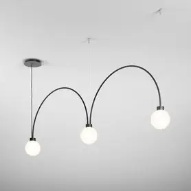 FLYING BALL arc WP x3 LED M927 zwieszany czarny 59866-M927-D0-00-12 AQForm - Sprawdzony produkt