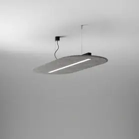 Popularny produkt - AQfelt OVALL RAFTER 86 LED L927 DALI zwieszany czarny + panel grafitowy 59895-L927-D9-DA-G2 AQForm