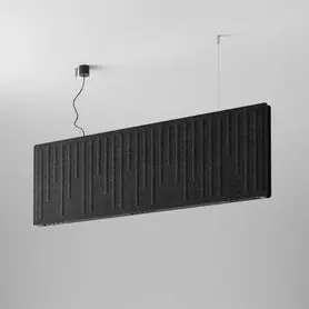 Ostatnie egzemplarze | AQfelt STAVE RAFTER points 114 LED section M940 37° DALI zwieszany czarny + panel grafitowy 59863-M940-FB-DA-G2 AQForm