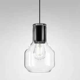 MODERN GLASS Barrel TR E27 fi50 Phase-Control zwieszany czarny 50484-0000-U8-PH-12 AQForm - Hit cenowy