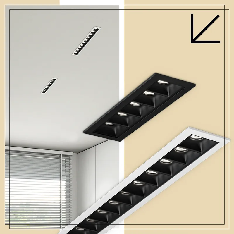 RAFTER points 28 LED trim L930 50° DALI wpuszczany biały 37974-L930-WW-DA-13 AQForm - Wyprzedaż zapasów