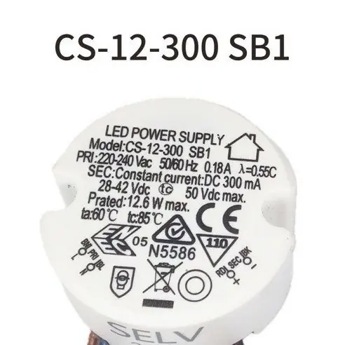 Mega okazja - Zasilacz LED 12W 300mA IP67