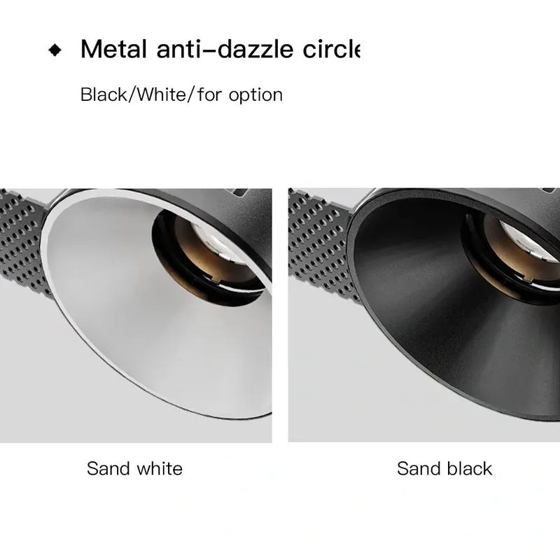 Cena specjalna | TRIMLESS Downlight czarny - barwa swiatla 4000K neutralna