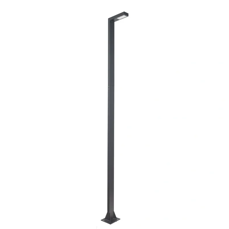 Lampa parkowa NORLYS ASKER POLE PRO 5200GR 350cm 3000K DALI2 / NightDim Grafitowy - Rabat