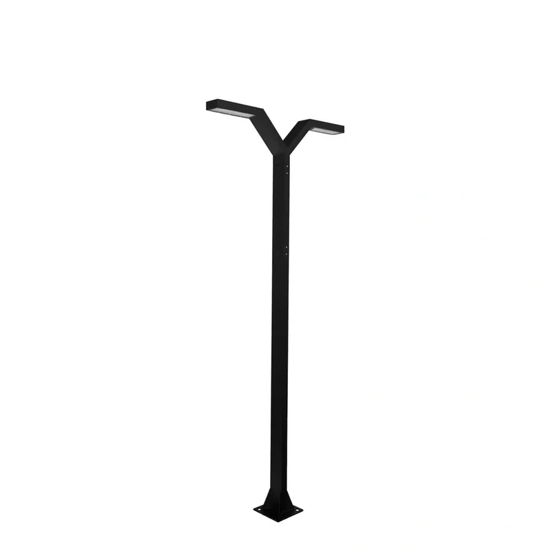 Ulubieniec klientów - Lampa parkowa podwójna NORLYS TRYSIL 1015BL 4000K 300cm DALI2 Czarny