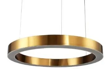 Nowość | Lampa wisząca CIRCLE 100 LED mosiądz 100 cm Step into Design ST-8848-100