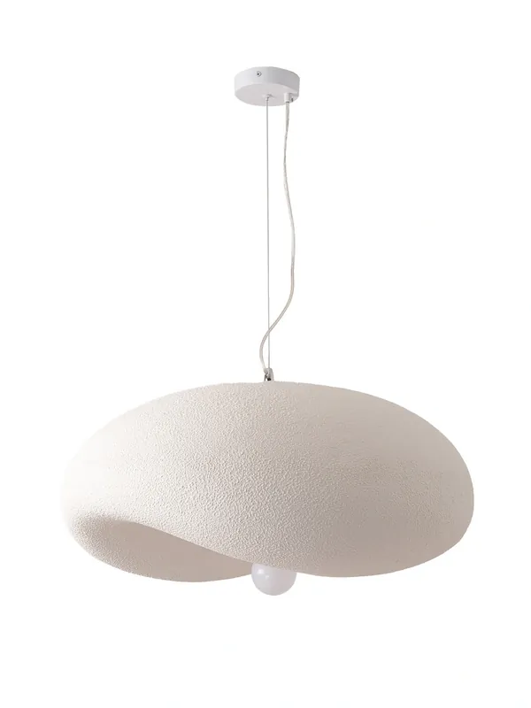 Lampa wisząca STONE FLAT biała 60 cm Step into Design DN429-600 | Premium