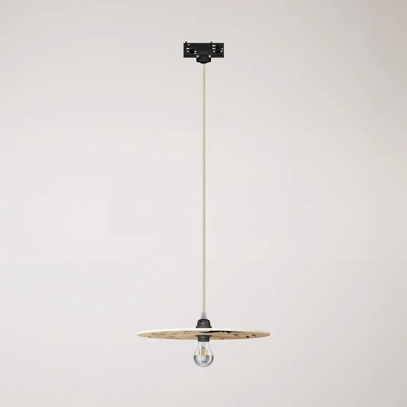 Promocja - Duża okrągła podsufitka rozeta sufitowa Rose-One, średnica 200 mm, 2 otwory centralne i 4 otwory boczne Creative cables BKROR202F-KROR202F112