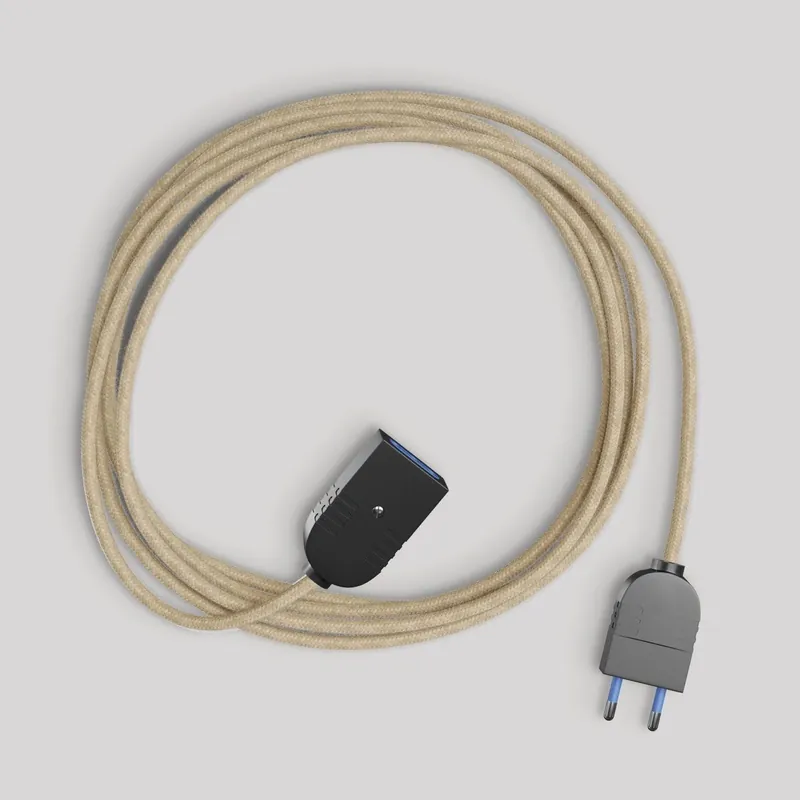 Duża podsufitka maskowanica kwadratowa Rose-One, średnica 200 mm, 1 otwór centralny i 4 otwory boczne Creative cables BKROQ201F-KROQ201F114 - Wielka wyprzedaż