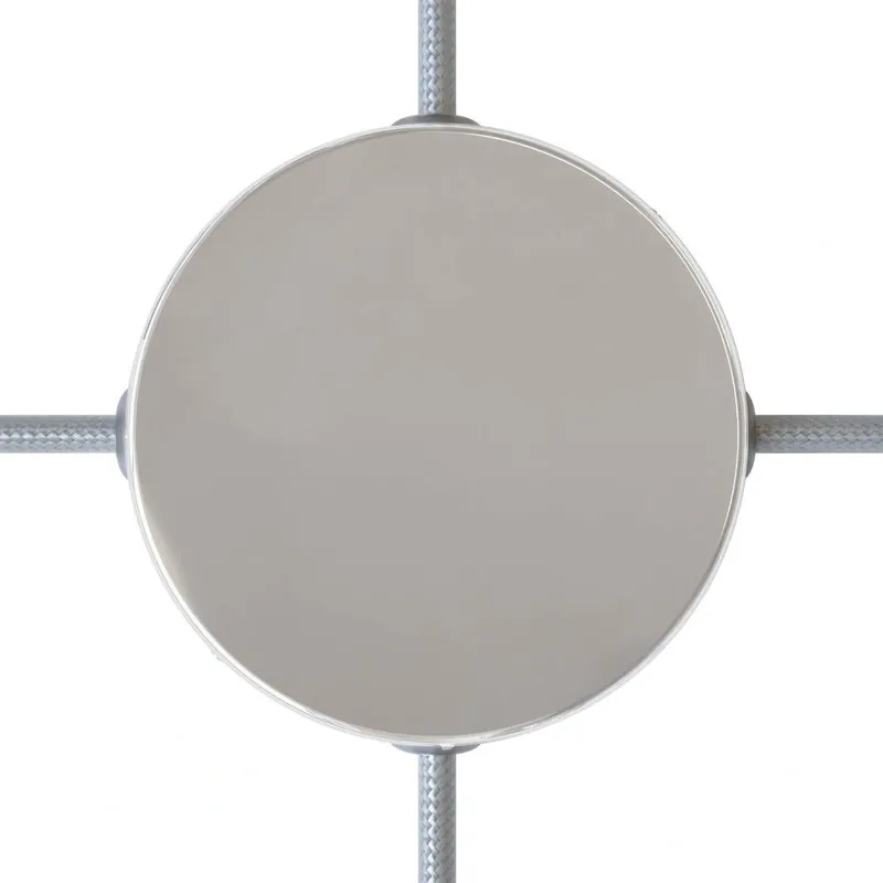 Maskownica metalowa z 4 otworami bocznymi (puszka rozgałęziająca) Creative cables BKRM12SF4L-KRM12SF4LCR - Taniej