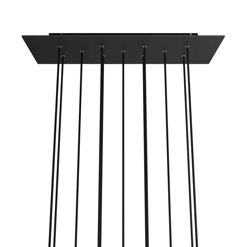 Zamów dziś | Podsufitka maskownica sufitowa XXL Rose-One, prostokątna, 675 mm x 225 mm, 11 otworów i 6 otworów bocznych Creative cables BKRORE11F-KROVNRE11F103