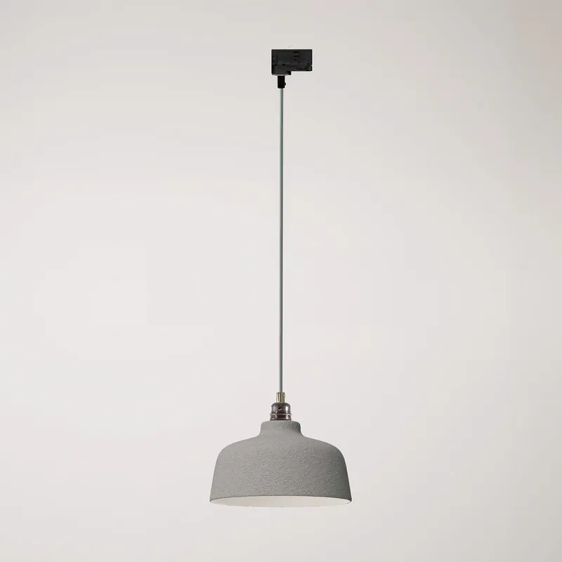 Hanglamp met Coppa kap en railadapter Creative cables BPDAD-19-PDMBRRM03EKCEBI-AD02 | Właśnie dodano