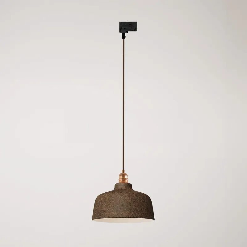 Popularny produkt | Hanglamp met Coppa kap en railadapter Creative cables BPDAD-19-PDMRARM13EKRUBI-AD02
