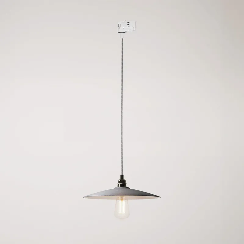 Tylko dziś | Hanglamp met keramische Piatto kap Creative cables BPDAD-21-PDMBRRN02EKPCCEBI-AD01