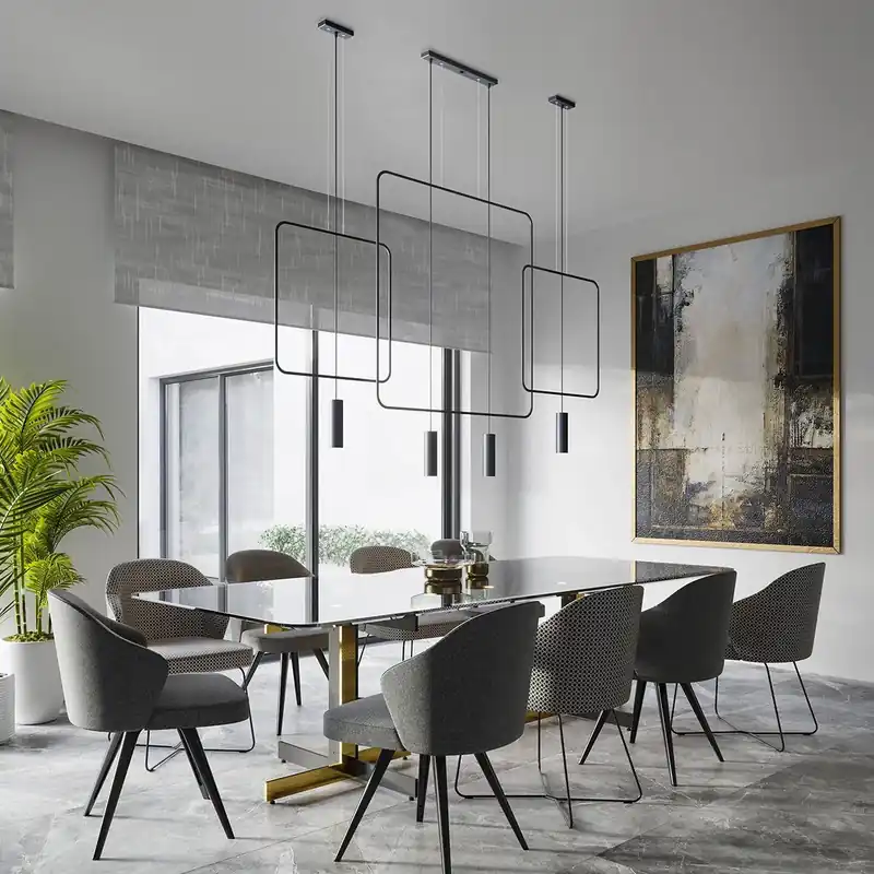 Lampa wisząca RANA 1 czarna TH.018CZ Thoro | Bezpieczne zakupy