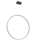 Lampa wisząca RIO 110 cm czarny LED 3000K TH.122 Thoro - Supercena