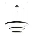 Żyrandol RIO 3 55/78/110 cm czarny LED 3000K TH.138 Thoro | Mega okazja