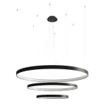 Tylko dziś - Żyrandol RIO 3 55/78/110 cm czarny LED 4000K TH.177 Thoro