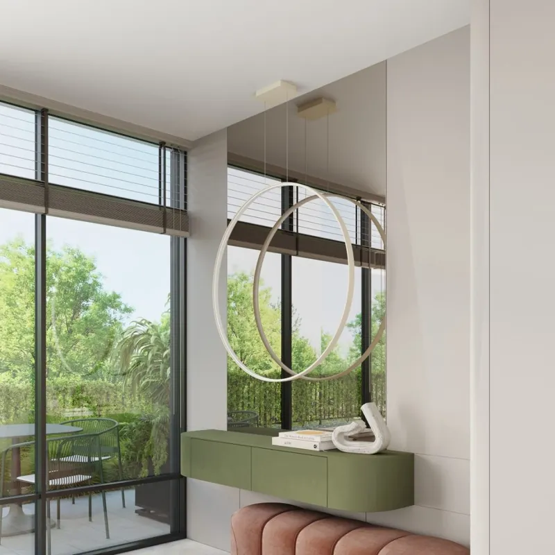 Lampa wisząca RIO 110 cm beżowa LED 3000K TH.363 Thoro - Cena obniżona