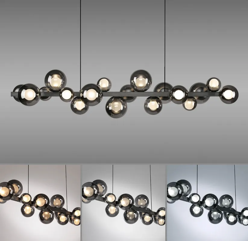 Lampa wiszaca PURE LED E-popup Szara PAUL NEUHAUS 2557-15 - Ekspresowa dostawa