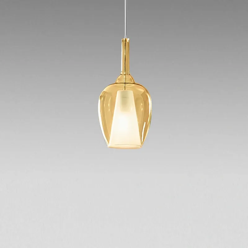 Bezpieczna płatność | Lampa wisząca OFELIA AMBRA TRASPARENTE FOFSAM10M Gealuce
