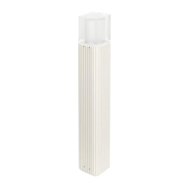 Szybka wysyłka - Lampa ogrodowa ryflowana NORLYS FRIGGA LED DALI 2153WH 85cm Biały