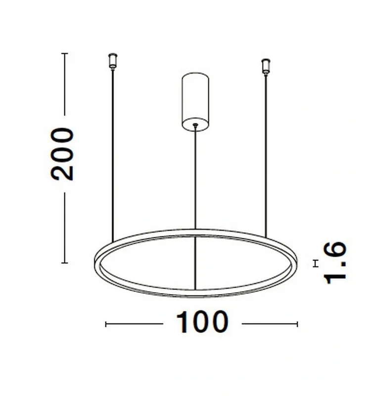Oszczędź - Luces Exclusivas LE42785 Lampa wisząca TOLUCA