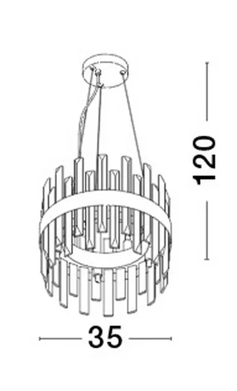 Luces Exclusivas LE42907 Lampa wisząca CHOLULA - Oszczędź teraz