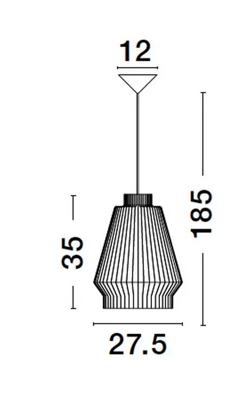 Luces Exclusivas LE42928 Lampa wisząca GUAYMAS | Dobra cena