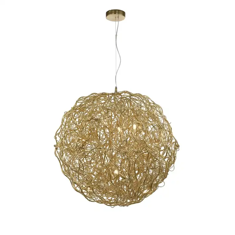 Prosto z fabryki - Paul Neuhaus 003902-027013 Lampa Wisząca Złoty SAREA