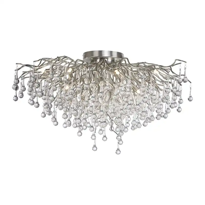 Paul Neuhaus 003902-027015 Lampa Sufitowa Stalowy ICICLE | Sprawdź teraz