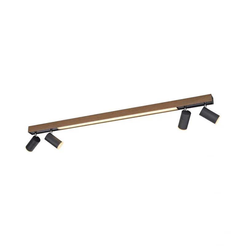 Paul Neuhaus 003902-026793 Lampa Sufitowa Naturalne drewno/czarny PURE-LINES | Top oferta