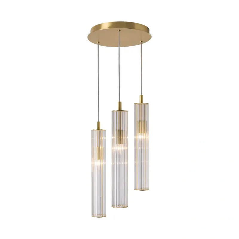 Niska cena | Lampa Wisząca Szczotkowany mosiądz ARIA 002177-029992 Newgarden