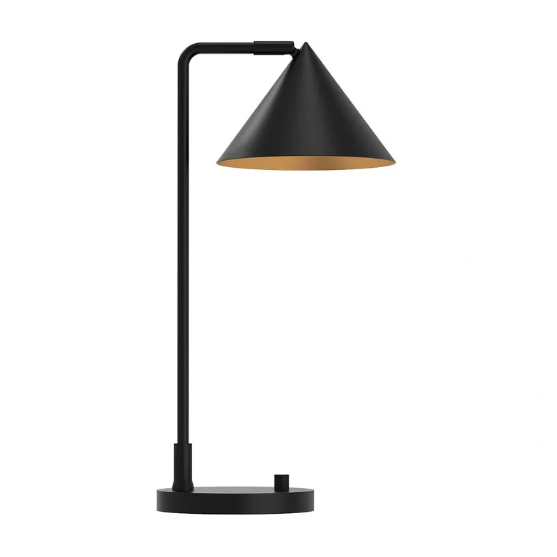 Ekstra rabat | Lampa stołowa Remyck - 1 źródło światła - Matowa czerń Elstead Lighting ALM-REMYCK-TL-BK