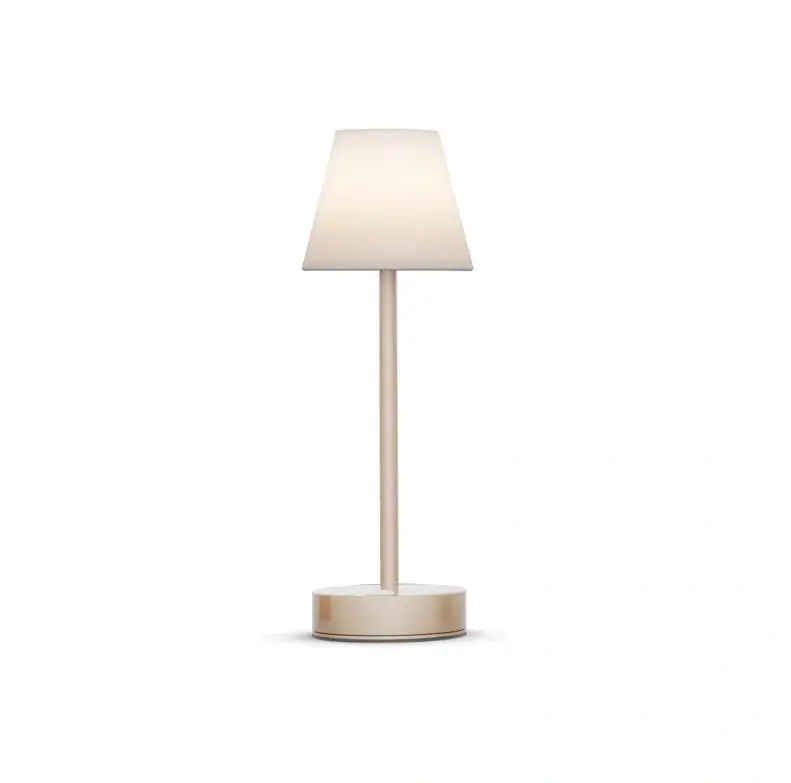NEW GARDEN lampa stołowa LOLA SLIM 30 BATTERY brass | Oferta specjalna