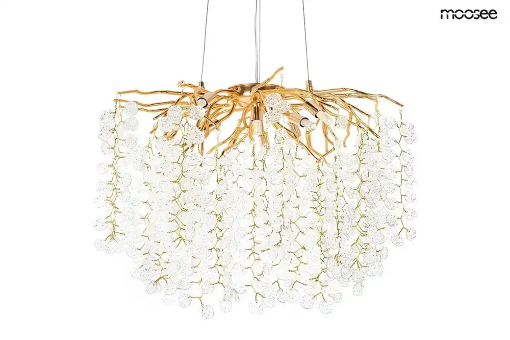 MOOSEE lampa wisząca RIVIERA 80 złota / clear | Wysyłka od ręki