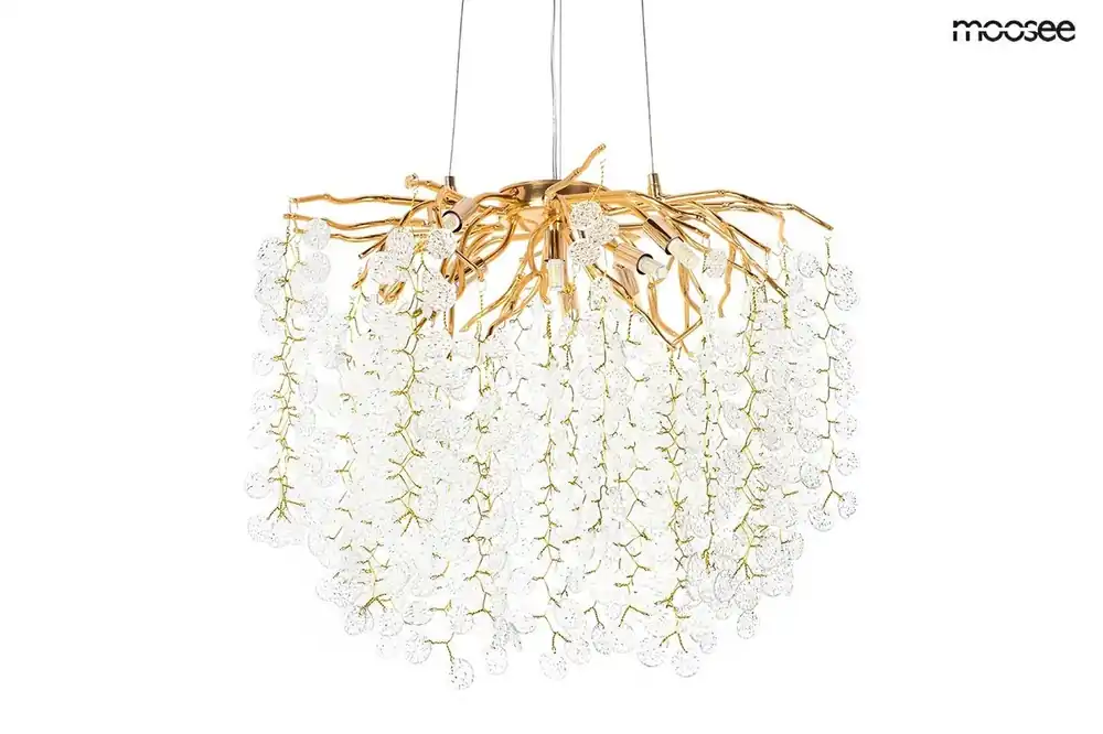 MOOSEE lampa wisząca RIVIERA 60 złota / clear - Hit
