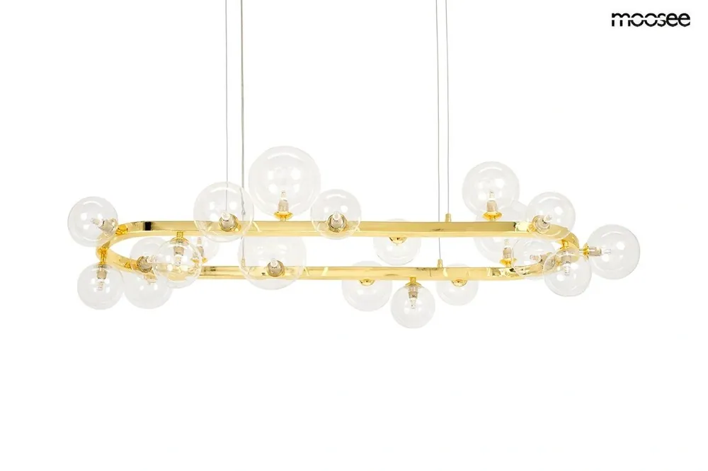 Produkt ceniony przez klientów - MOOSEE lampa wisząca ALURE OVAL 120 złota