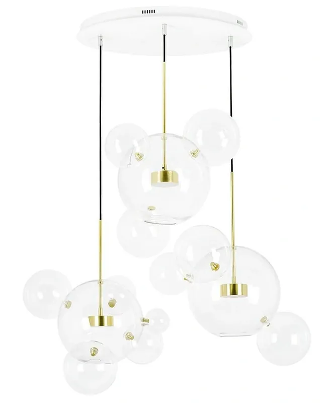 MOOSEE lampa wisząca CAPRI DISC 3 złota - Nowość w ofercie