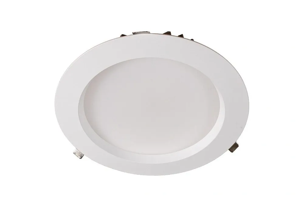 Klienci polecają | Oprawa wpuszczana Downlight LED 38W 4949lm 4000K IP44 fi 275mm 230V aluminium / biały LangeLight LT014438