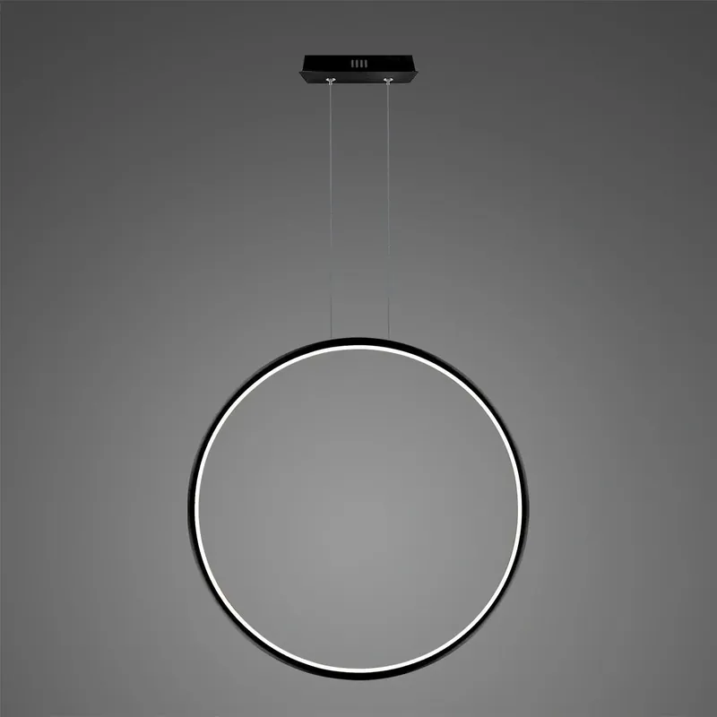 ALTAVOLA DESIGN Lampa Ledowe Okręgi No.1 X 100cm czarna 4k LA073/X_100_in_4k_black | Jakość premium