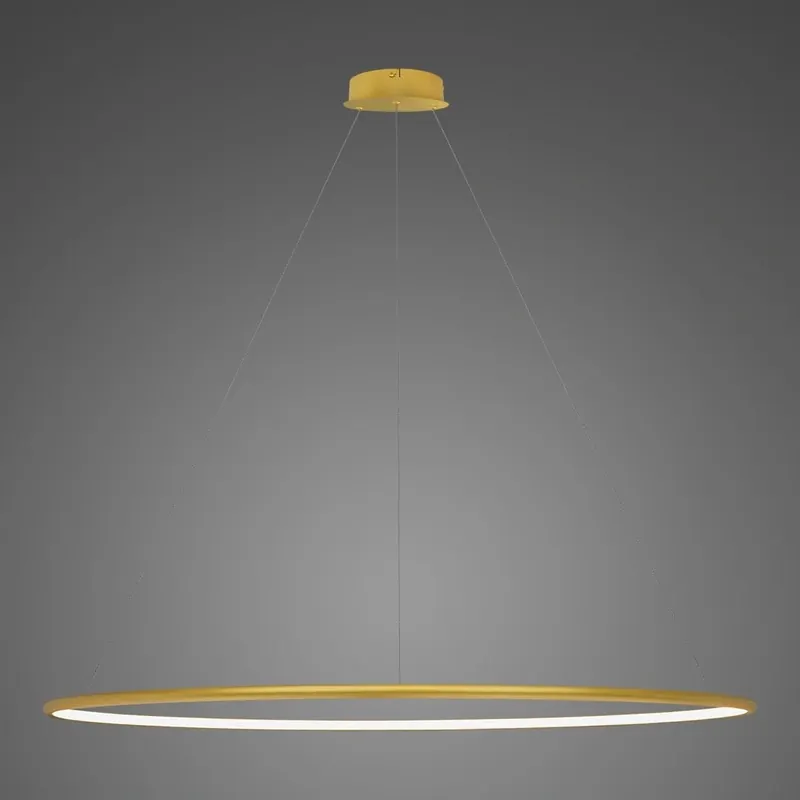 ALTAVOLA DESIGN Lampa wisząca Ledowe Okręgi No.1 150cm 4k złota LA073/P_150_in_4k_gold - Jakość premium