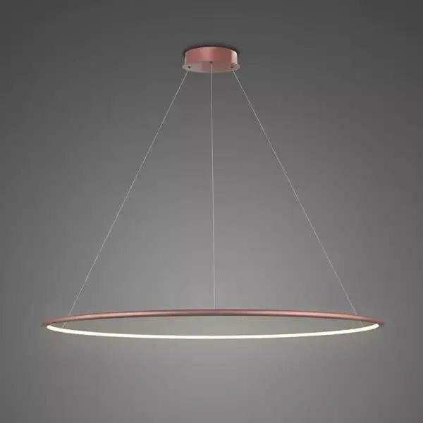 ALTAVOLA DESIGN Lampa wisząca Ledowe Okręgi No.1 100cm 3k Różowe Złoto ściemnialna LA073/P_100_in_3k_rose_gold_dimm - Na stanie