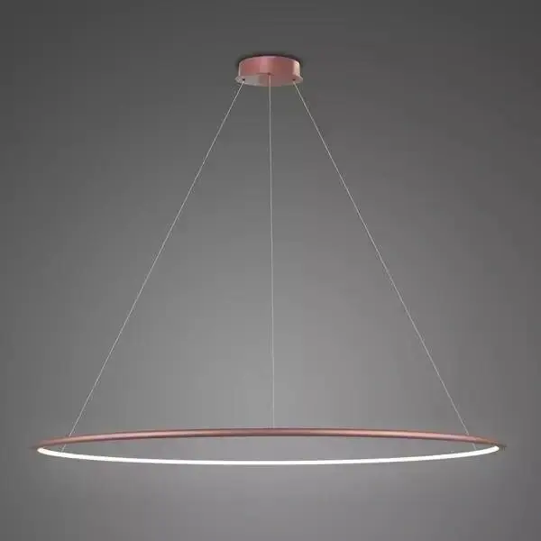 ALTAVOLA DESIGN Lampa wisząca Ledowe Okręgi No.1 150cm 4k Różowe Złoto ściemnialna LA073/P_150_in_4k_rose_gold_dimm | Wybór klientów