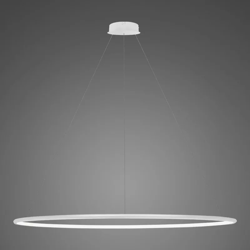 ALTAVOLA DESIGN Lampa wisząca Ledowe Okręgi No.1 150cm 4k biała ściemnialna LA073/P_150_in_4k_white_dimm - Produkt ceniony przez klientów