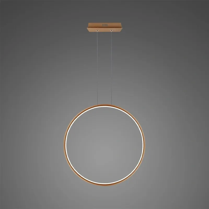 ALTAVOLA DESIGN Lampa wisząca Ledowe Okręgi No.1 X 60cm 3k miedziana ściemnialna LA073/X_60_in_4k_copper_dimm - Kupuj bezpiecznie