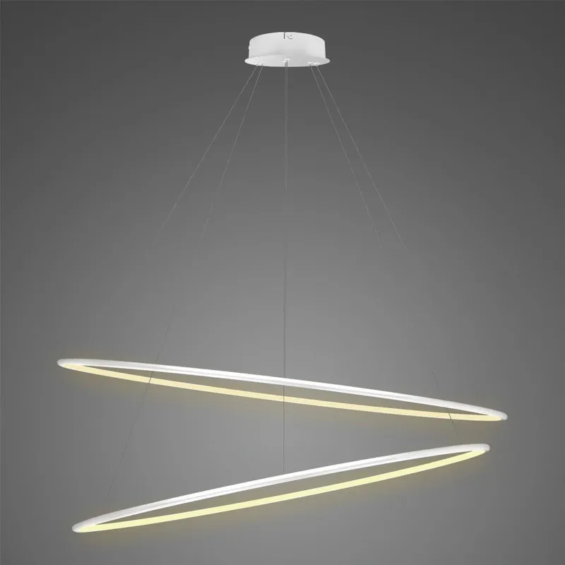 ALTAVOLA DESIGN Lampa Ledowe Okręgi No.2 120cm 3k biała LA074/P_120_in_3k_white | Kup teraz